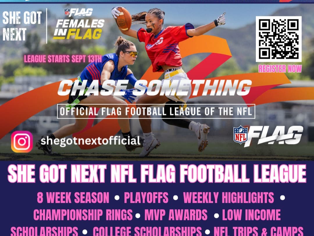SHE GOT NEXT NFL FLAG Football League league photo 1