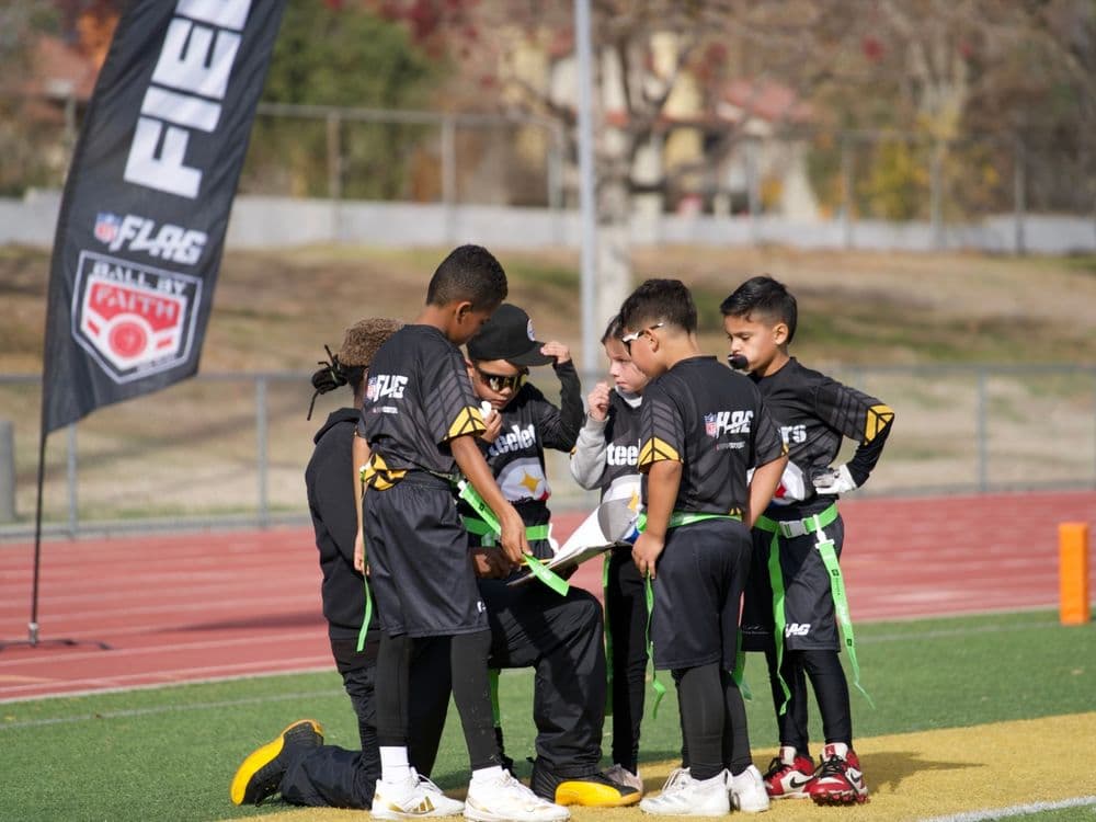 Ball By Faith NFL Flag San bernardino league photo 3